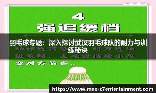羽毛球专题：深入探讨武汉羽毛球队的耐力与训练秘诀